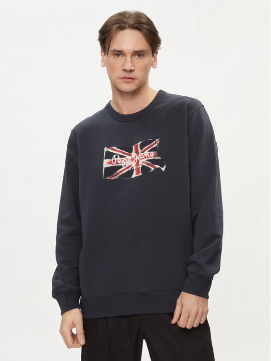 Zdjęcie produktu Pepe Jeans Bluza Ruwan PM582669 Granatowy Regular Fit