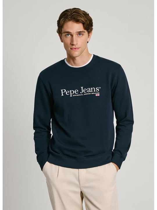Zdjęcie produktu Pepe Jeans Bluza "Sean" w kolorze granatowym rozmiar: XS