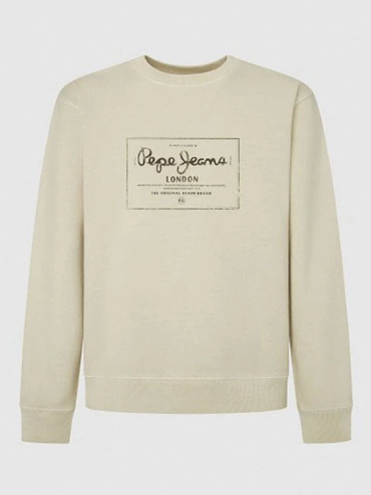 Zdjęcie produktu Pepe Jeans Bluza "Simon" w kolorze beżowym rozmiar: XL