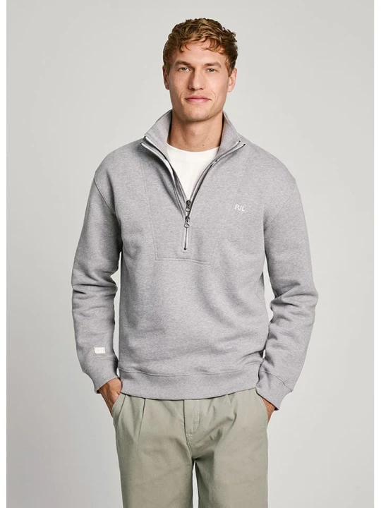 Zdjęcie produktu Pepe Jeans Bluza "Solomon" w kolorze szarym rozmiar: XS