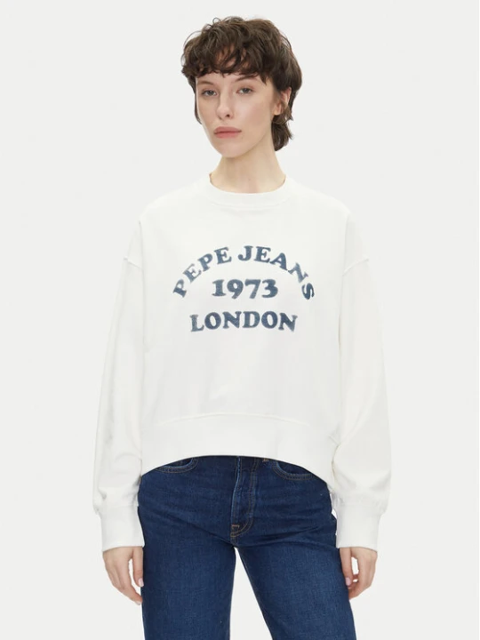 Zdjęcie produktu Pepe Jeans Bluza Venus PL581487 Écru Loose Fit Kremowy