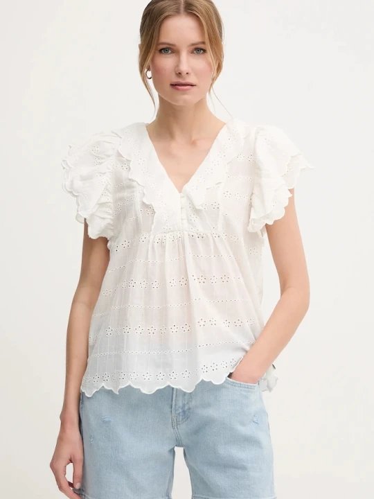 Zdjęcie produktu Pepe Jeans bluzka bawełniana DAME biały