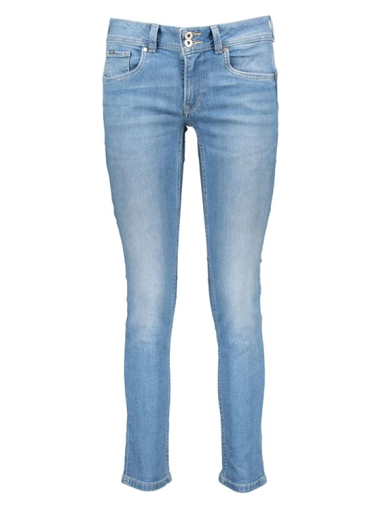 Zdjęcie produktu Pepe Jeans Dżinsy "New Brooke" - Slim fit - w kolorze błękitnym rozmiar: W28 / L32