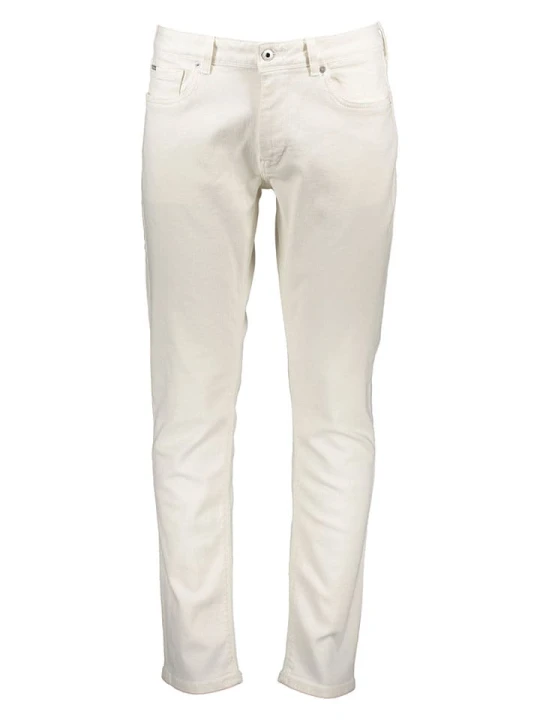 Zdjęcie produktu Pepe Jeans Dżinsy "Stanley" - Tapered fit - w kolorze białym rozmiar: W33 / L34