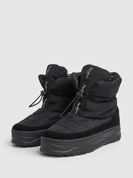 Zdjęcie produktu Pepe Jeans FOOTWEAR Botki zimowe "Kore Snow" w kolorze czarnym rozmiar: 37