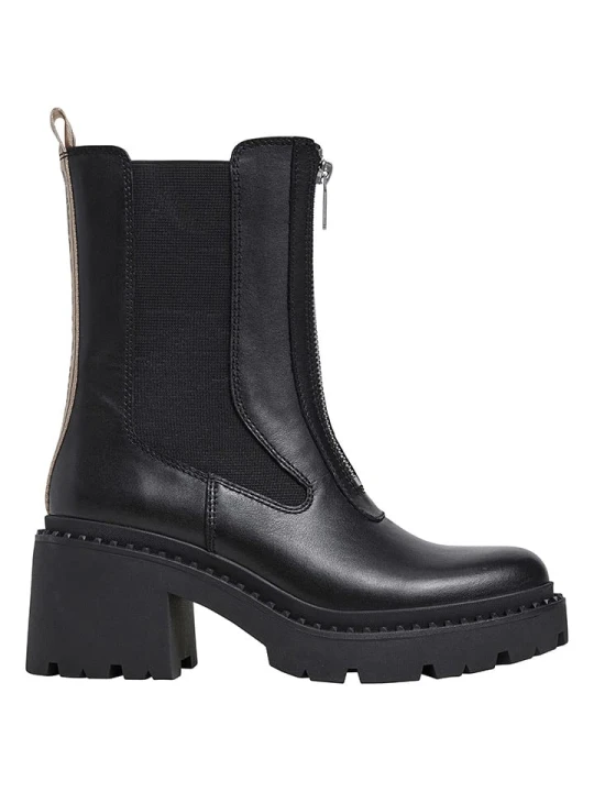 Zdjęcie produktu Pepe Jeans FOOTWEAR Skórzane botki "Glen Desert" w kolorze czarnym rozmiar: 40