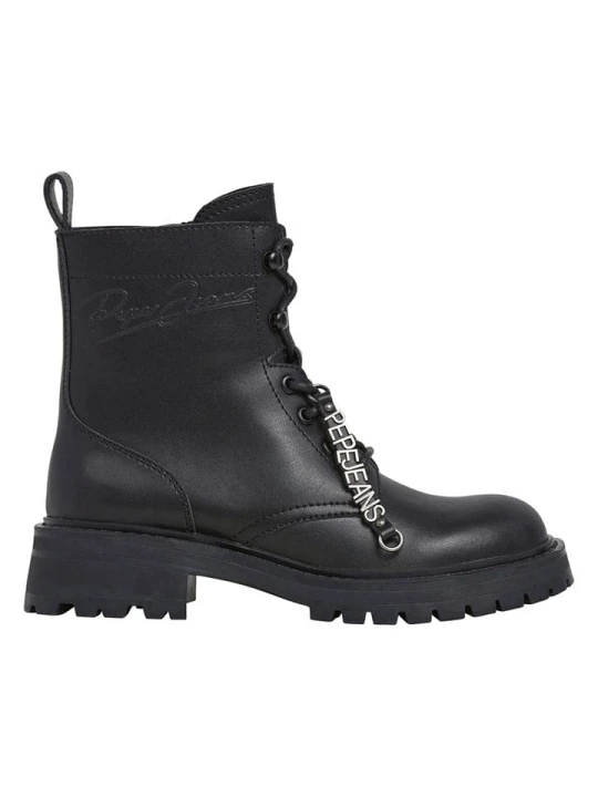 Zdjęcie produktu Pepe Jeans FOOTWEAR Skórzane botki w kolorze czarnym rozmiar: 37