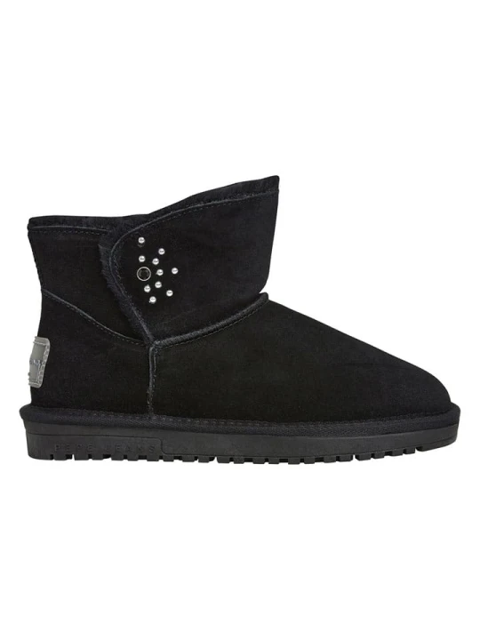 Zdjęcie produktu Pepe Jeans FOOTWEAR Skórzane botki zimowe w kolorze czarnym rozmiar: 40