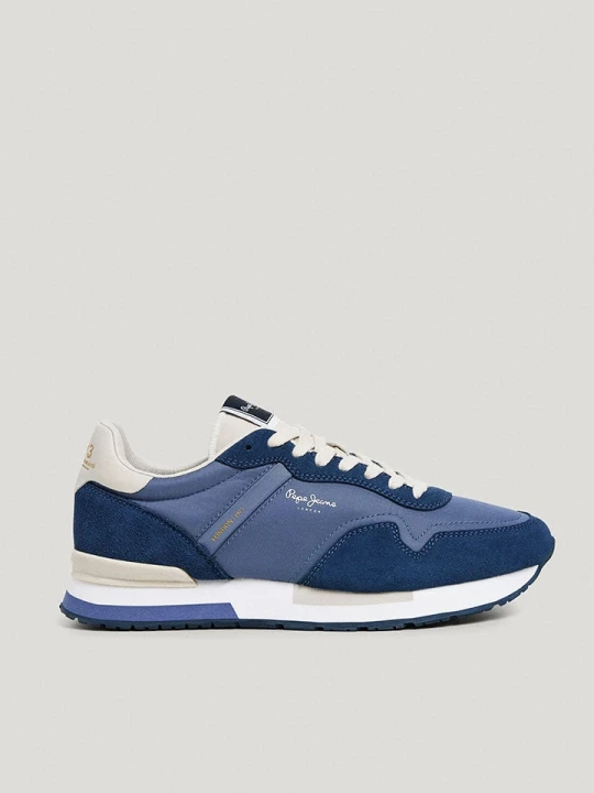 Zdjęcie produktu Pepe Jeans FOOTWEAR Skórzane buty w kolorze niebieskim do biegania rozmiar: 45