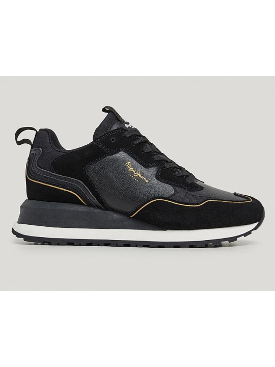 Zdjęcie produktu Pepe Jeans FOOTWEAR Sneakersy "Blur Supra" w kolorze czarnym rozmiar: 38