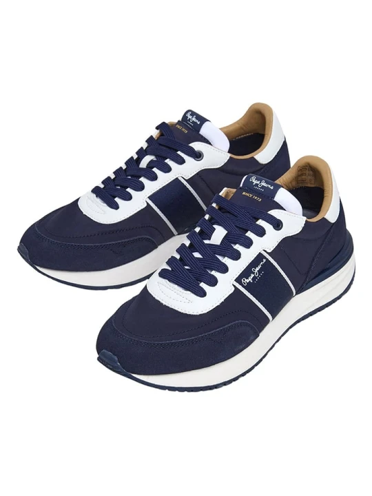 Zdjęcie produktu Pepe Jeans FOOTWEAR Sneakersy "Buster Club" w kolorze granatowym rozmiar: 42