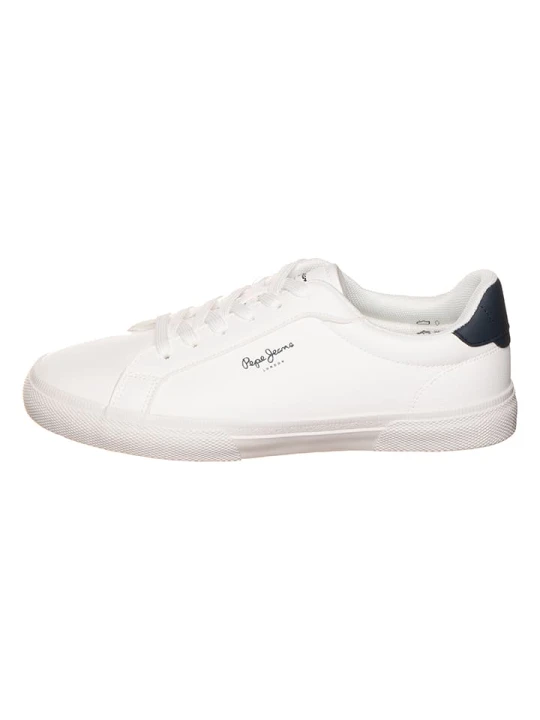 Zdjęcie produktu Pepe Jeans FOOTWEAR Sneakersy "Court" w kolorze biało-granatowym rozmiar: 38