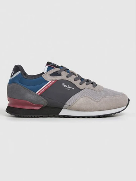 Zdjęcie produktu Pepe Jeans FOOTWEAR Sneakersy "London Brick" w kolorze szaro-niebieskim rozmiar: 45