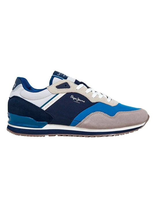 Zdjęcie produktu Pepe Jeans FOOTWEAR Sneakersy "London" w kolorze niebiesko-błękitno-beżowym rozmiar: 42