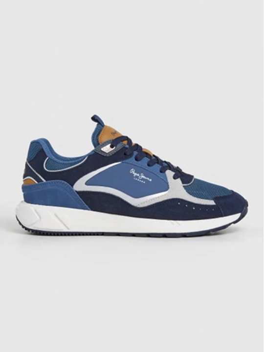 Zdjęcie produktu Pepe Jeans FOOTWEAR Sneakersy "Marlon Road" w kolorze niebiesko-granatowym rozmiar: 44