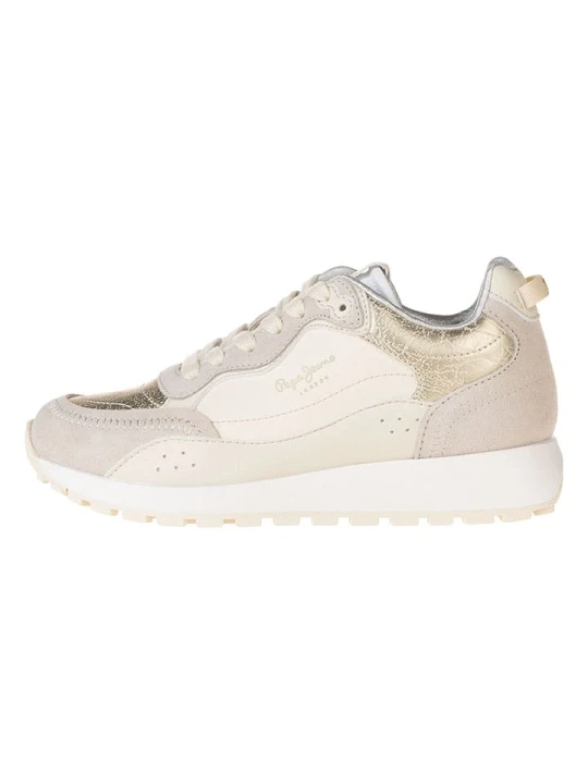 Zdjęcie produktu Pepe Jeans FOOTWEAR Sneakersy w kolorze kremowo-złoto-beżowym rozmiar: 40