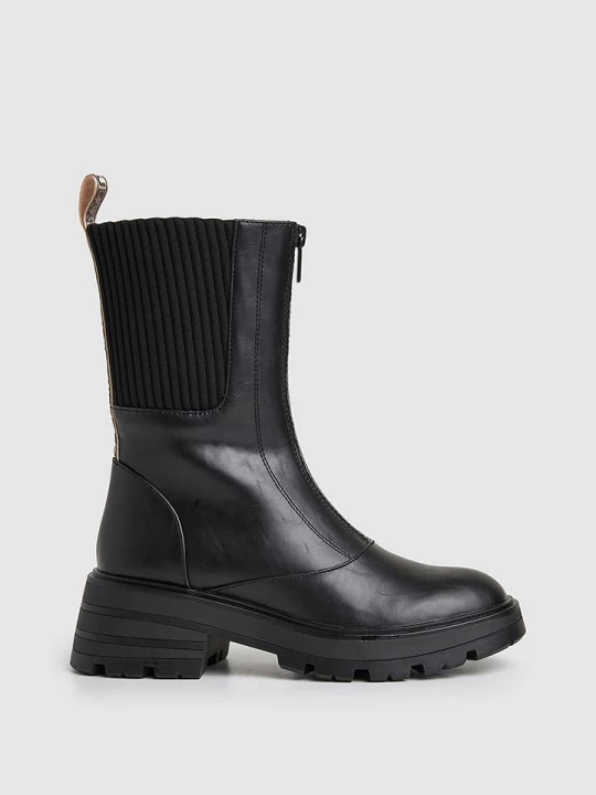 Zdjęcie produktu Pepe Jeans FOOTWEAR Sztyblety "Soda Mask" w kolorze czarnym rozmiar: 39