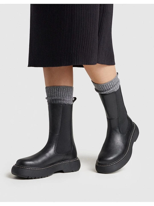 Zdjęcie produktu Pepe Jeans FOOTWEAR Sztyblety "Yoko Rock" w kolorze czarnym rozmiar: 38