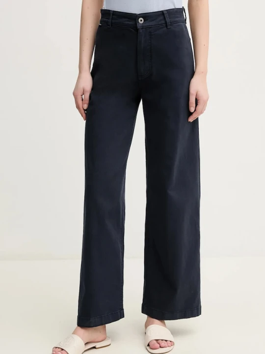 Zdjęcie produktu Pepe Jeans jeansy HIGH RISE WIDE CROP TANIA granatowy