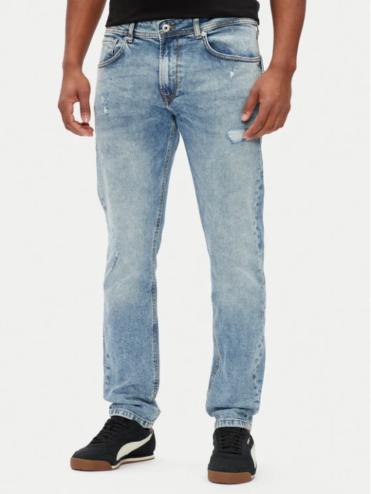 Zdjęcie produktu Pepe Jeans Jeansy Stanley PM207390 Niebieski Slim Fit