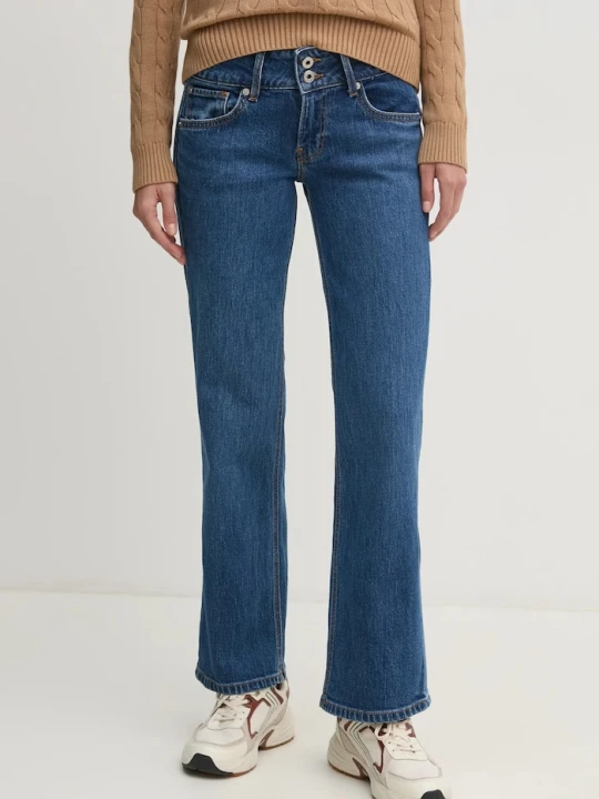 Zdjęcie produktu Pepe Jeans jeansy STRAIGHT JEANS LW VENUS niebieski