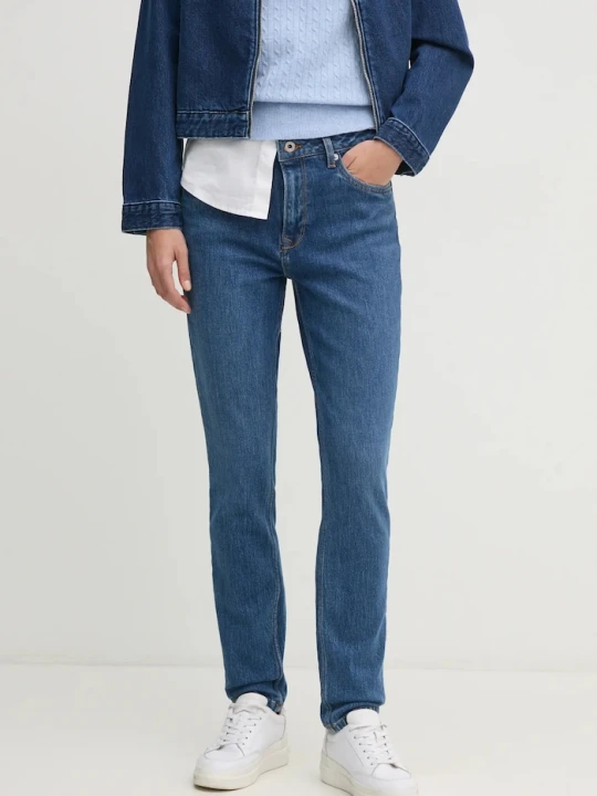 Zdjęcie produktu Pepe Jeans jeansy TAPERED JEANS HW VIOLET niebieski