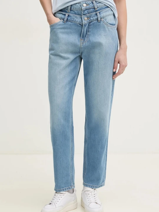 Zdjęcie produktu Pepe Jeans jeansy TAPERED JEANS UHW DOUBLE niebieski