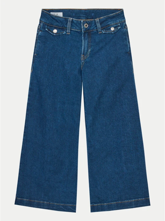 Zdjęcie produktu Pepe Jeans Jeansy Wide Leg Jeans Mw Jr PG201680 Niebieski Relaxed Fit