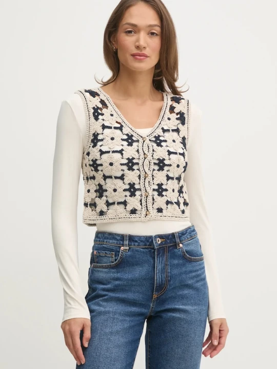 Zdjęcie produktu Pepe Jeans kamizelka OLIVIA beżowy