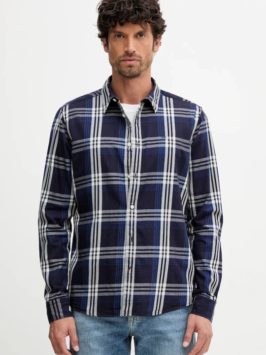 Zdjęcie produktu Pepe Jeans koszula bawełniana granatowy