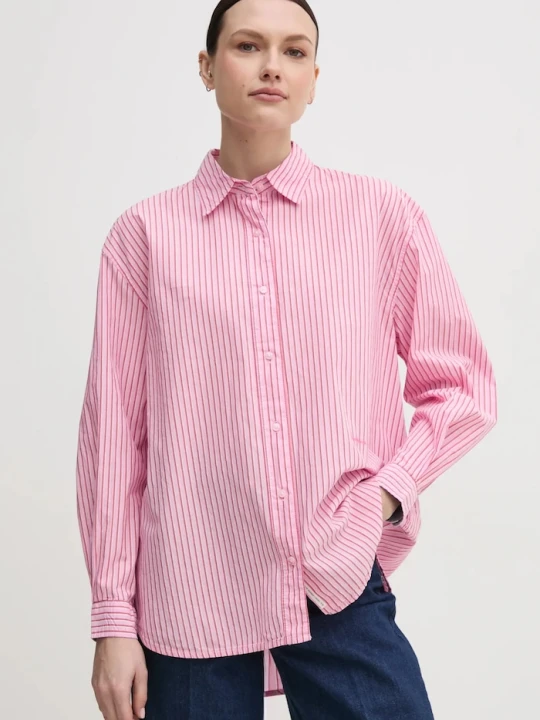 Zdjęcie produktu Pepe Jeans koszula bawełniana CHARISMA różowy