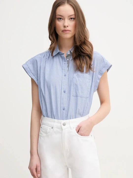Zdjęcie produktu Pepe Jeans koszula bawełniana DIXIT niebieski