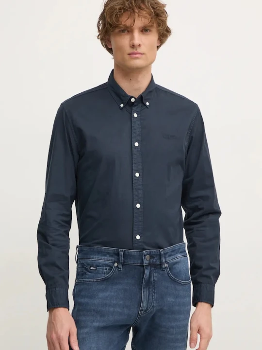 Zdjęcie produktu Pepe Jeans koszula bawełniana MANLEY granatowy