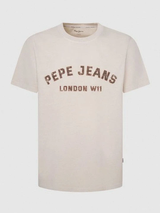 Zdjęcie produktu Pepe Jeans Koszulka "Aldridge" w kolorze kremowym rozmiar: S