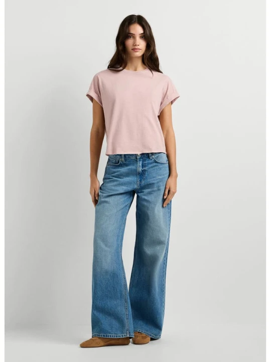 Zdjęcie produktu Pepe Jeans Koszulka "Casandra" w kolorze jasnoróżowym rozmiar: M
