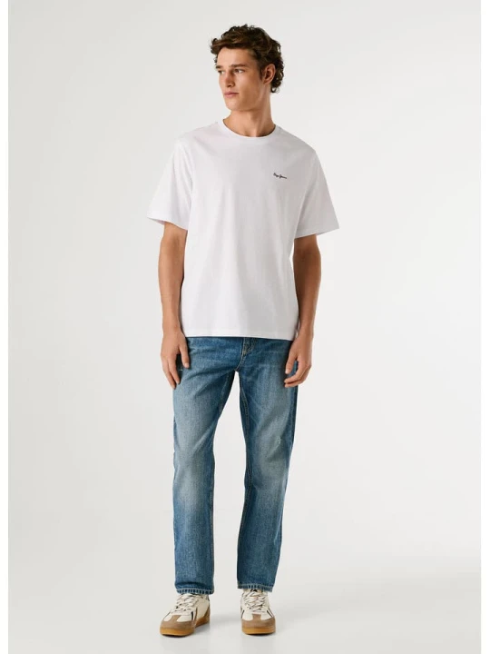 Zdjęcie produktu Pepe Jeans Koszulka "Connor" w kolorze białym rozmiar: XL