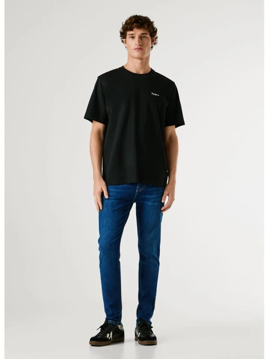 Zdjęcie produktu Pepe Jeans Koszulka "Connor" w kolorze czarnym rozmiar: XL