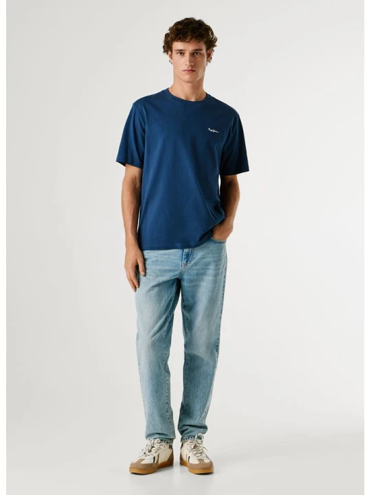Zdjęcie produktu Pepe Jeans Koszulka "Connor" w kolorze granatowym rozmiar: XL