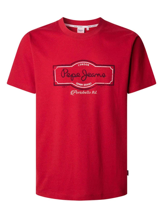 Zdjęcie produktu Pepe Jeans Koszulka "Daxton" w kolorze czerwonym rozmiar: XS