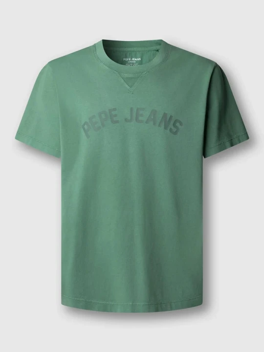 Zdjęcie produktu Pepe Jeans Koszulka "Gio" w kolorze zielonym rozmiar: M
