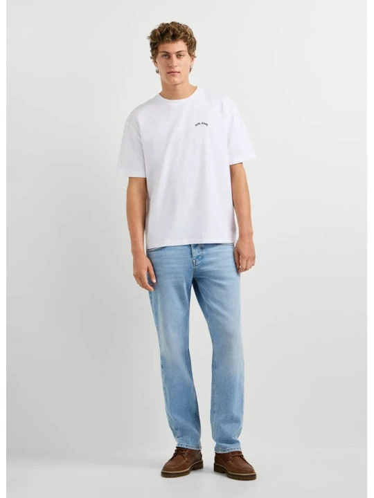 Zdjęcie produktu Pepe Jeans Koszulka "John" w kolorze białym rozmiar: XL