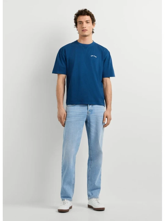 Zdjęcie produktu Pepe Jeans Koszulka "John" w kolorze niebieskim rozmiar: XXL