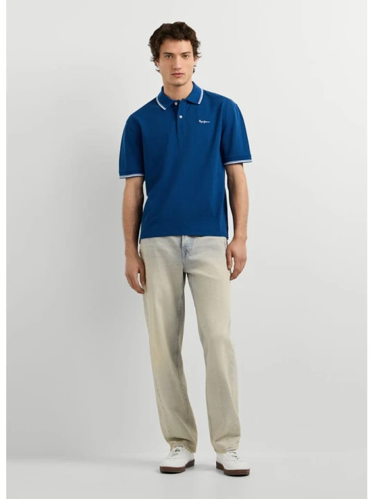Zdjęcie produktu Pepe Jeans Koszulka "Matthew" w kolorze niebieskim rozmiar: XL