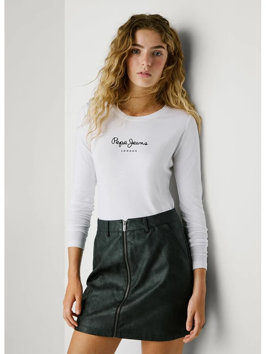 Zdjęcie produktu Pepe Jeans Koszulka "New Virginia" w kolorze białym rozmiar: M