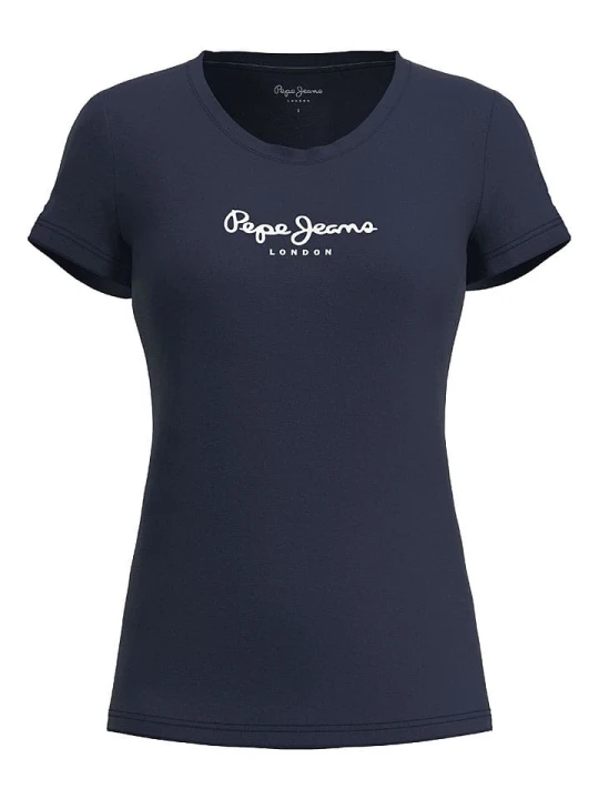 Zdjęcie produktu Pepe Jeans Koszulka "New Virginia" w kolorze granatowym rozmiar: XXS