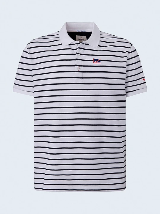 Zdjęcie produktu Pepe Jeans Koszulka polo w kolorze białym rozmiar: M