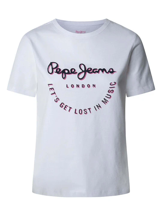 Zdjęcie produktu Pepe Jeans Koszulka "Rumer" w kolorze białym rozmiar: XL