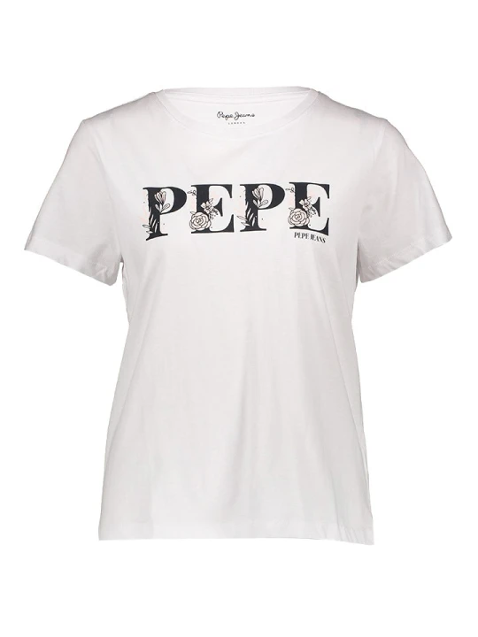 Zdjęcie produktu Pepe Jeans Koszulka w kolorze białym rozmiar: L