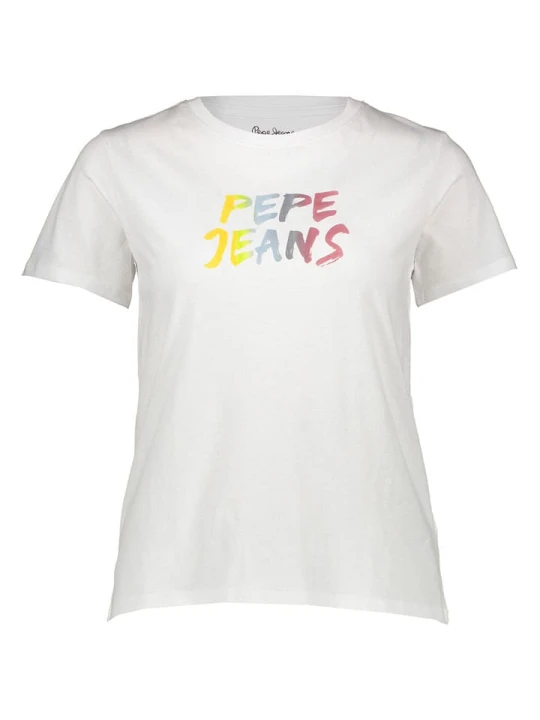 Zdjęcie produktu Pepe Jeans Koszulka w kolorze białym rozmiar: XXS
