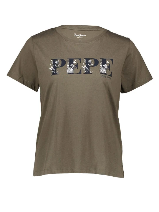 Zdjęcie produktu Pepe Jeans Koszulka w kolorze khaki rozmiar: M